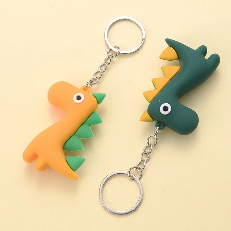 1PC Key Chain Creative Animal Cartoon Key Ring Dinosaur Key Holders Fit Women Men Child Car Keys Bag Accessories Gifts