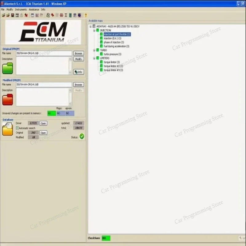 Picture 7: ECM Titanium V1.61 Program Tool and Software with 26100 Driver ECU Multi-languages With 18259+DRIVER Windows10 with CD Free Ship