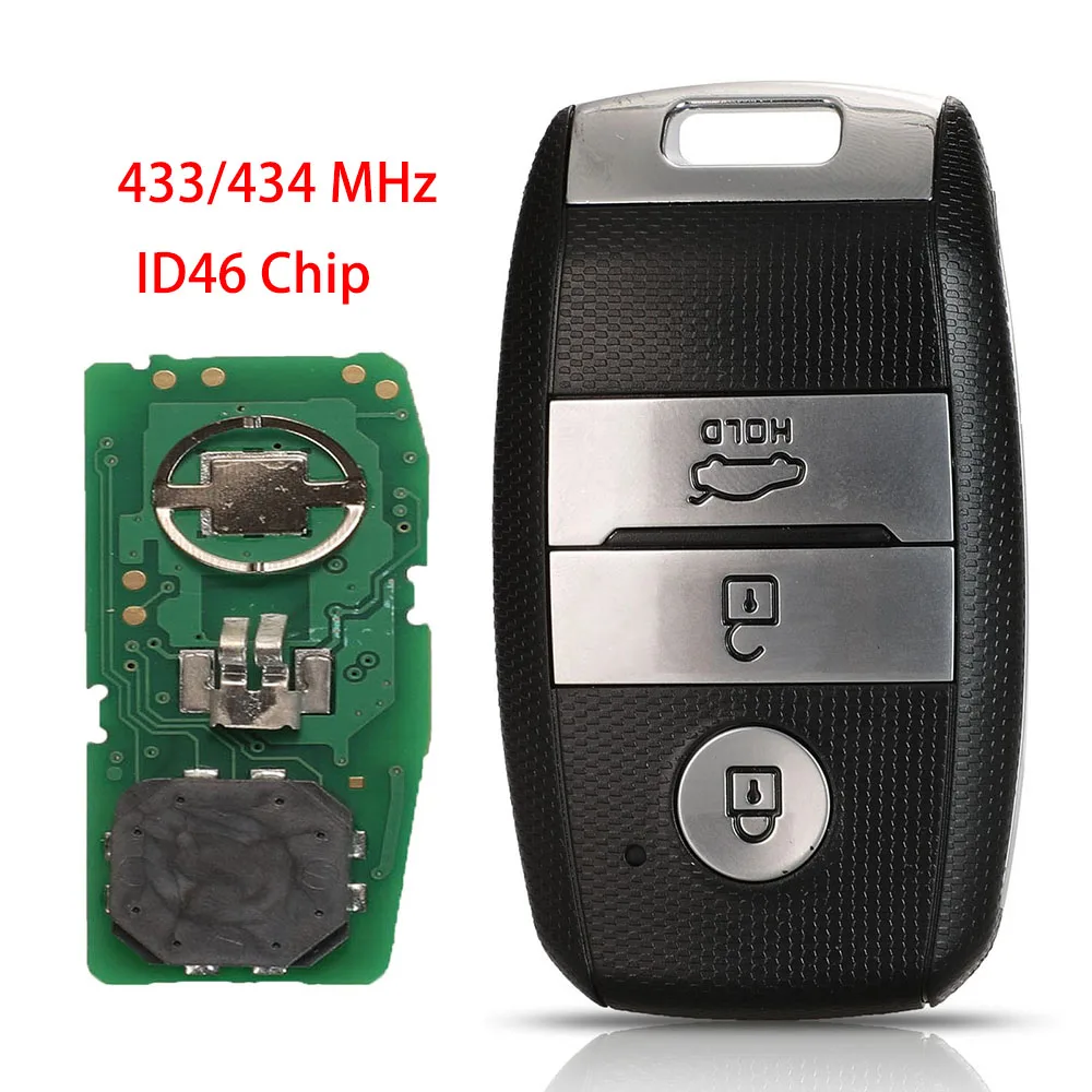 

Новый смарт-ключ-брелок jingyuqin для Kia K5 KX1 с дистанционным управлением, 433/434 МГц, PCF7938X, ID46, складной