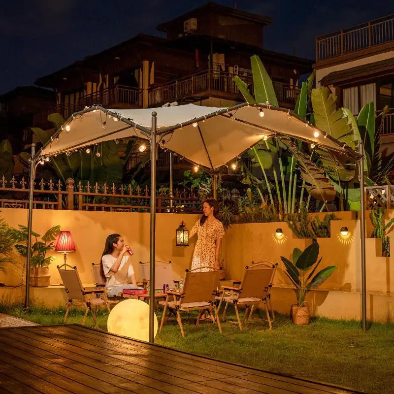 Internet celebrity swan tent butterfly shade courtyard bed and breakfast garden balcony rainproof terrace camp pavilion windproo