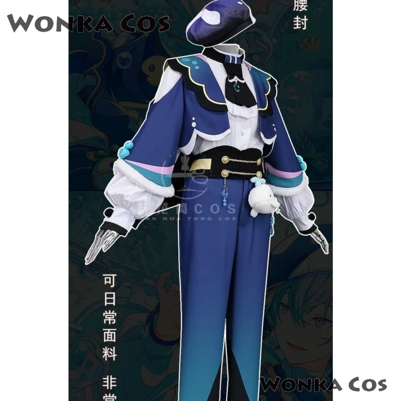 PJSK Aoyagi Toya Cosplay Costumes Game Project Sekai Cosplay Wig Halloween Party Whale Suits Anime Clothing Uniforms