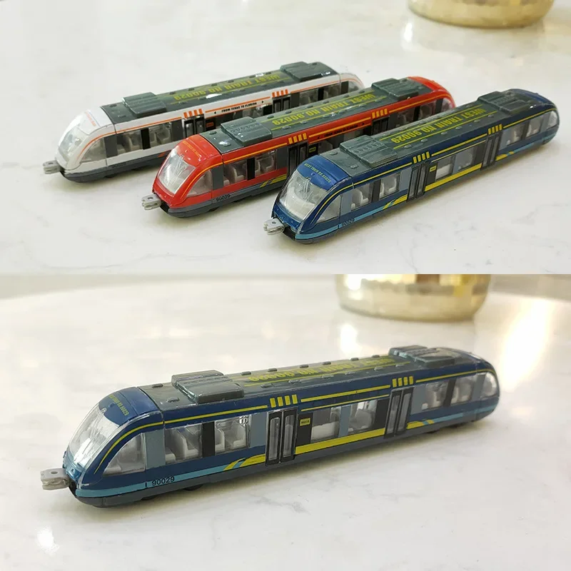 

Alloy Simulation Subway Car Model Children's Toy Sliding Car Decoration Boxed