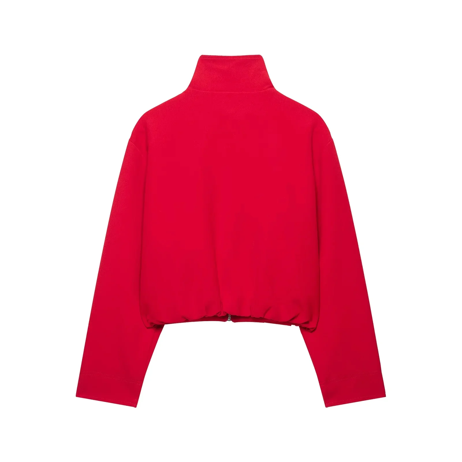 KONDALA Casual Chic Damenjacke Stehkragen Reißverschlusstaschen Langarmjacke Neue Mode 2026 Herbst Ausgehjacke für Mädchen – Detail 4