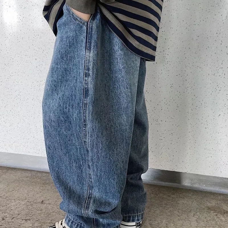 Teenage Casual Boys Summer Clothes For Teenagers Teen Kids Jeans Pants Children\'s Boy\'s Clothing Child Trousers Loose New