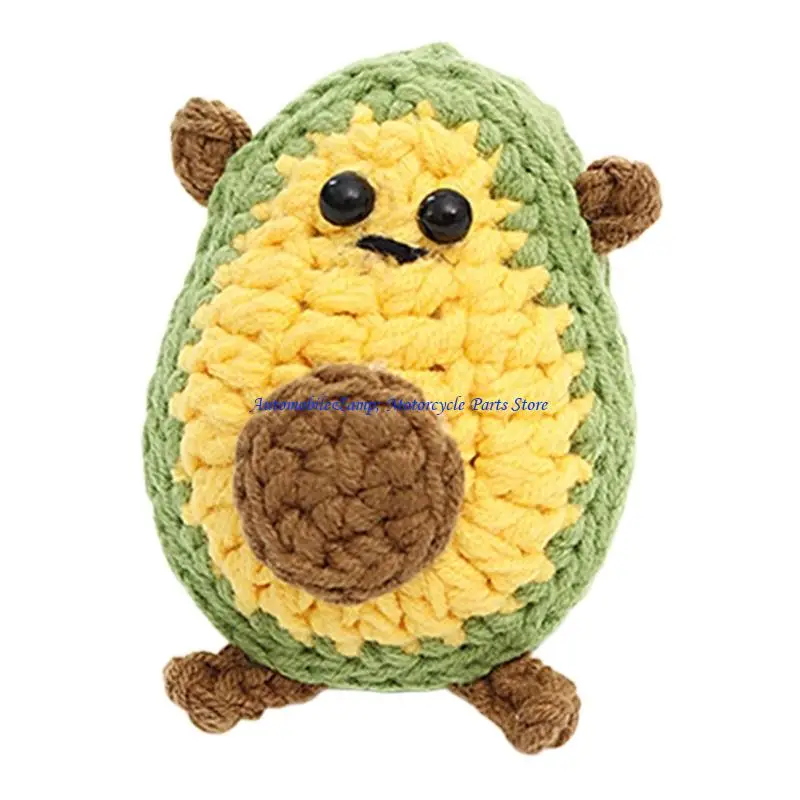 H7BD Hand Knit Keychain Soft Yarn Craft Excellent for Car & Gifts