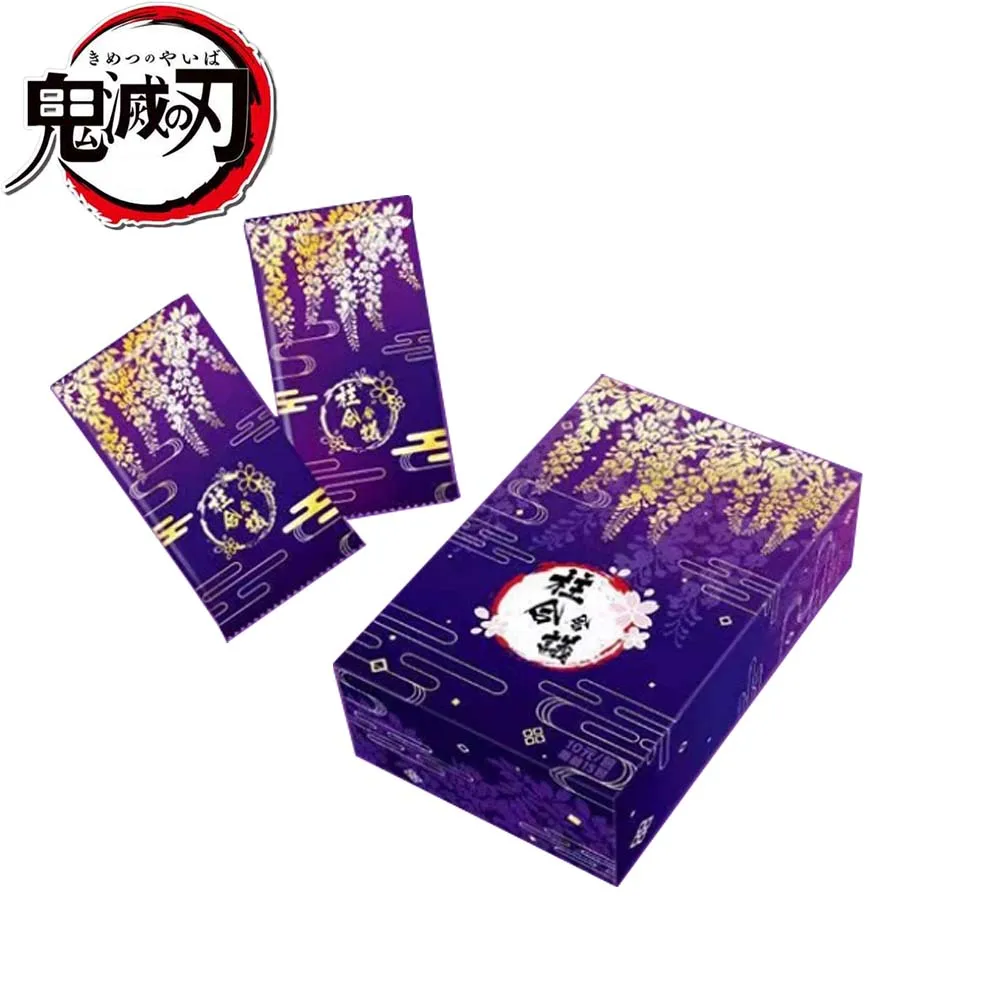 Demon Slayer Cards Full Set Diamond Flash Rare SSP SP Card Tanjirou Kamado Nezuko Character Collection Card Children Toy Gift