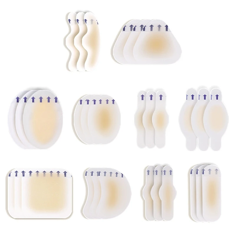 2023 Mới Vỉ Băng, Vỉ Miếng Gel Chống Thấm Nước Hydrocolloid Vỉ Gel Đệm, Keo Dán Chân Vỉ Miếng Dán Cho Bàn Chân,