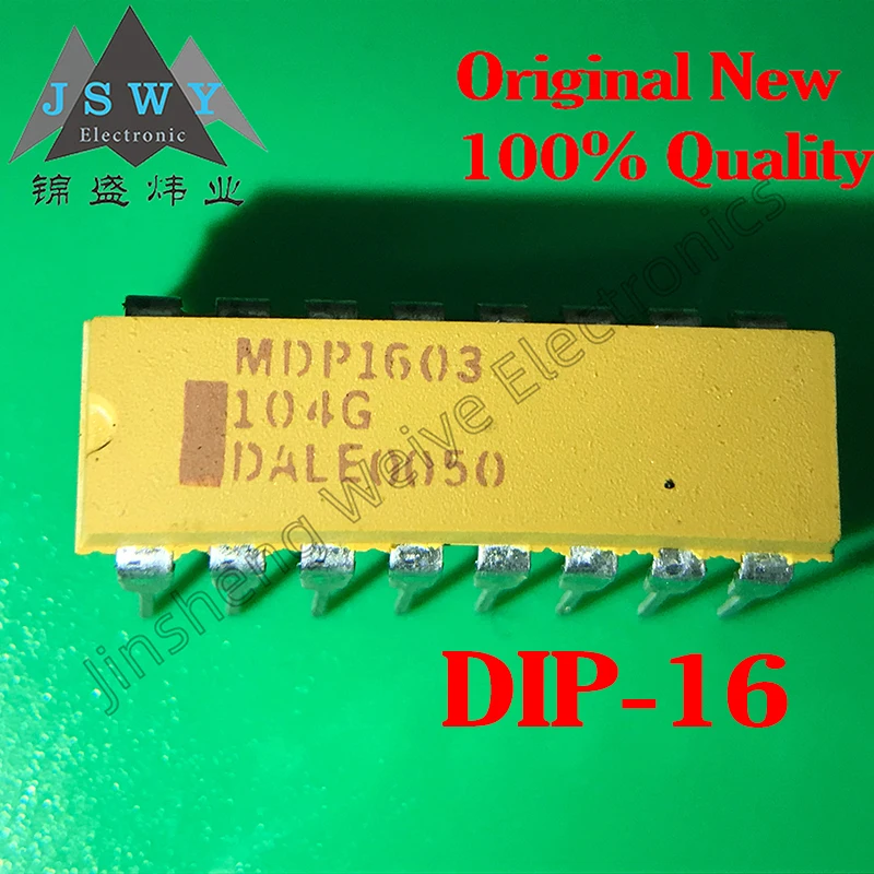 

(5/20pcs) MDP1603-104G DIP-16 Thick Film Resistor Network Chip Original Stock Ships Fast!