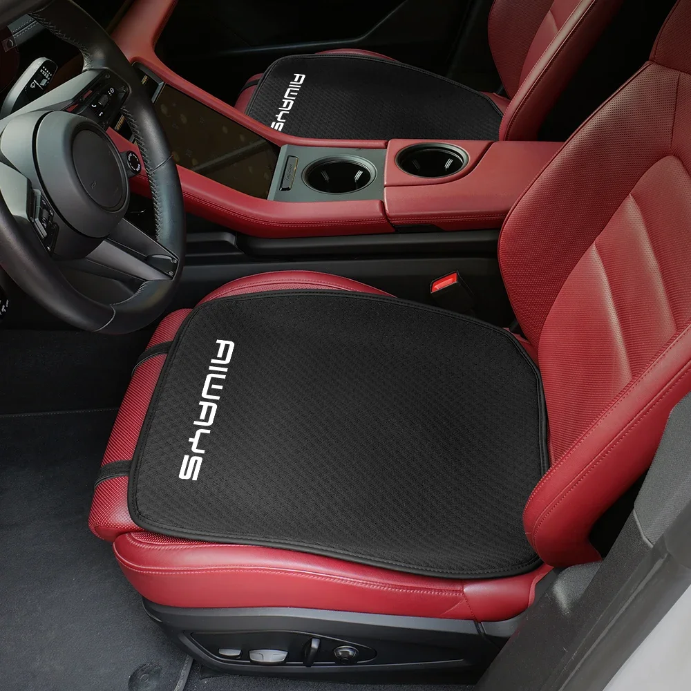 وسادة كرسي السيارة تنفس وسادة الحرير الجليد ل Aiways U5 U6 5 مقعد دراجة نارية المضادة للانزلاق الصيف الحشو اكسسوارات السيارات الداخلية #4