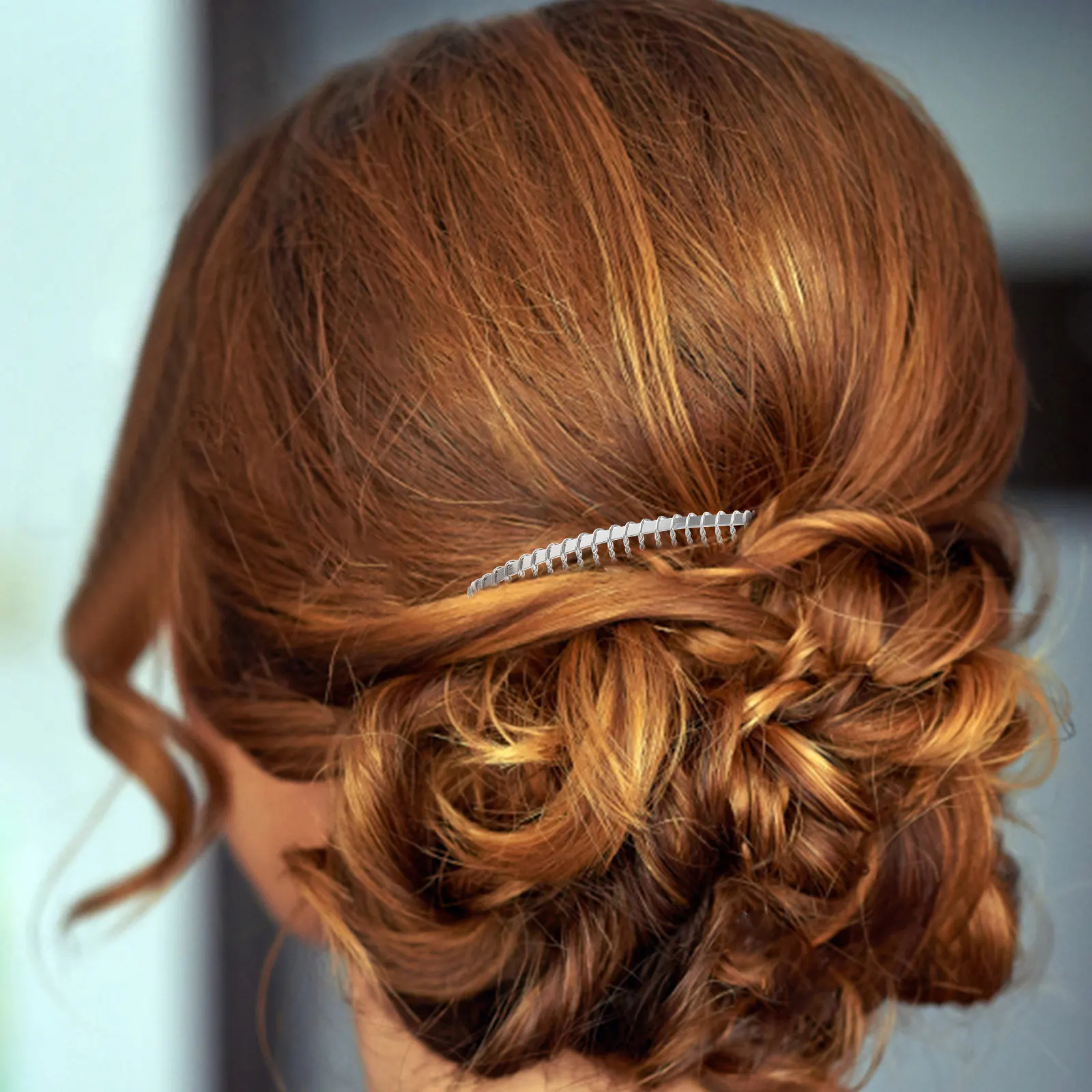3 Pcs Hair Clips Metal Comb Combs for Veil Wire Ladies Wedding Bridal Headpiece view 3