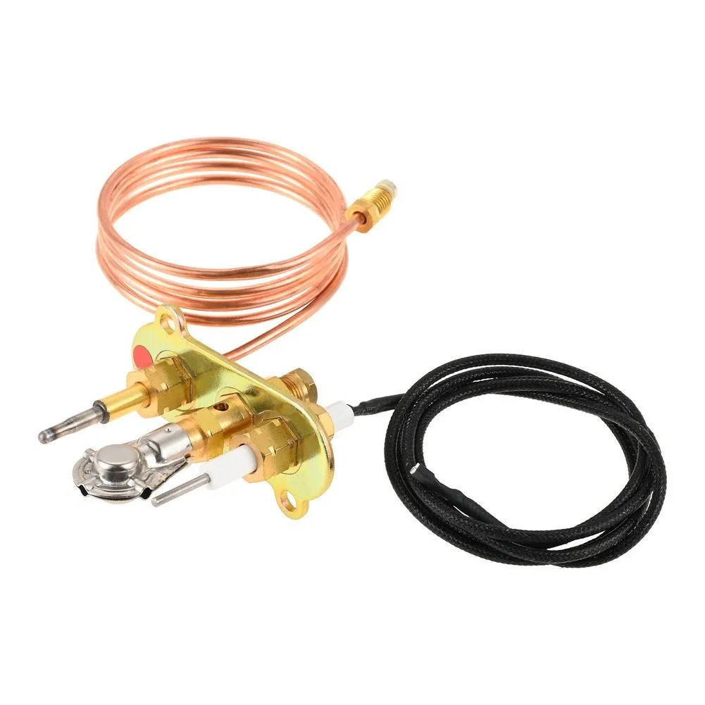 900mm Long Ignition Needle Wire M81 Thermocouple Kit For Gas Water Heater And Fireplace Stable Flame Control Repair Parts