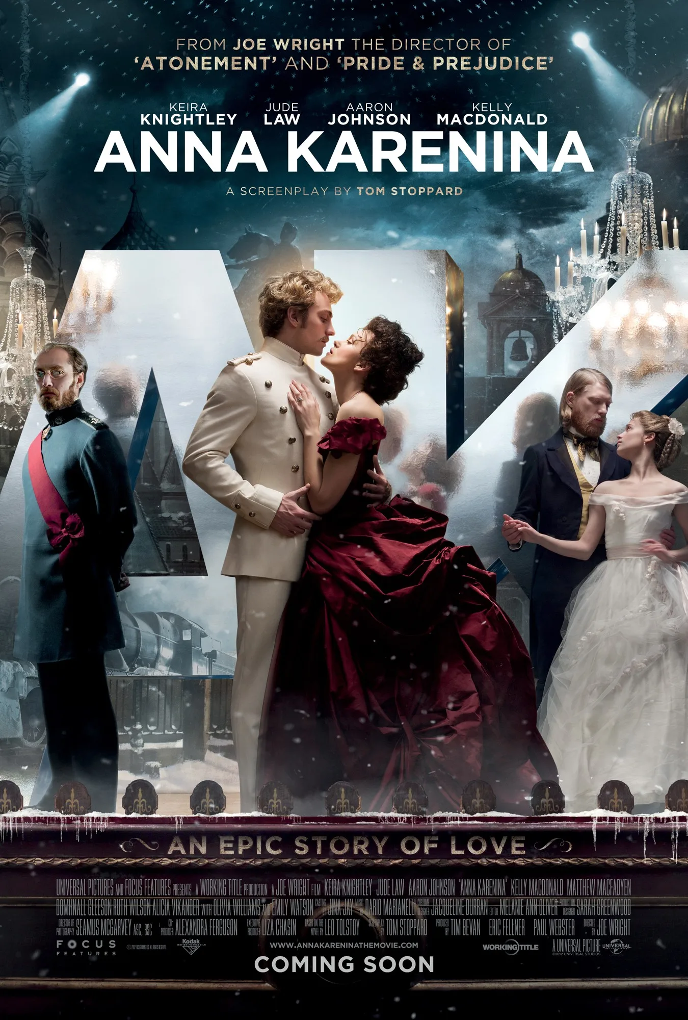 Movie Anna Karenina (2012) Poster Prints Wall Sticker Home Decor Bar Cafe Art Painting