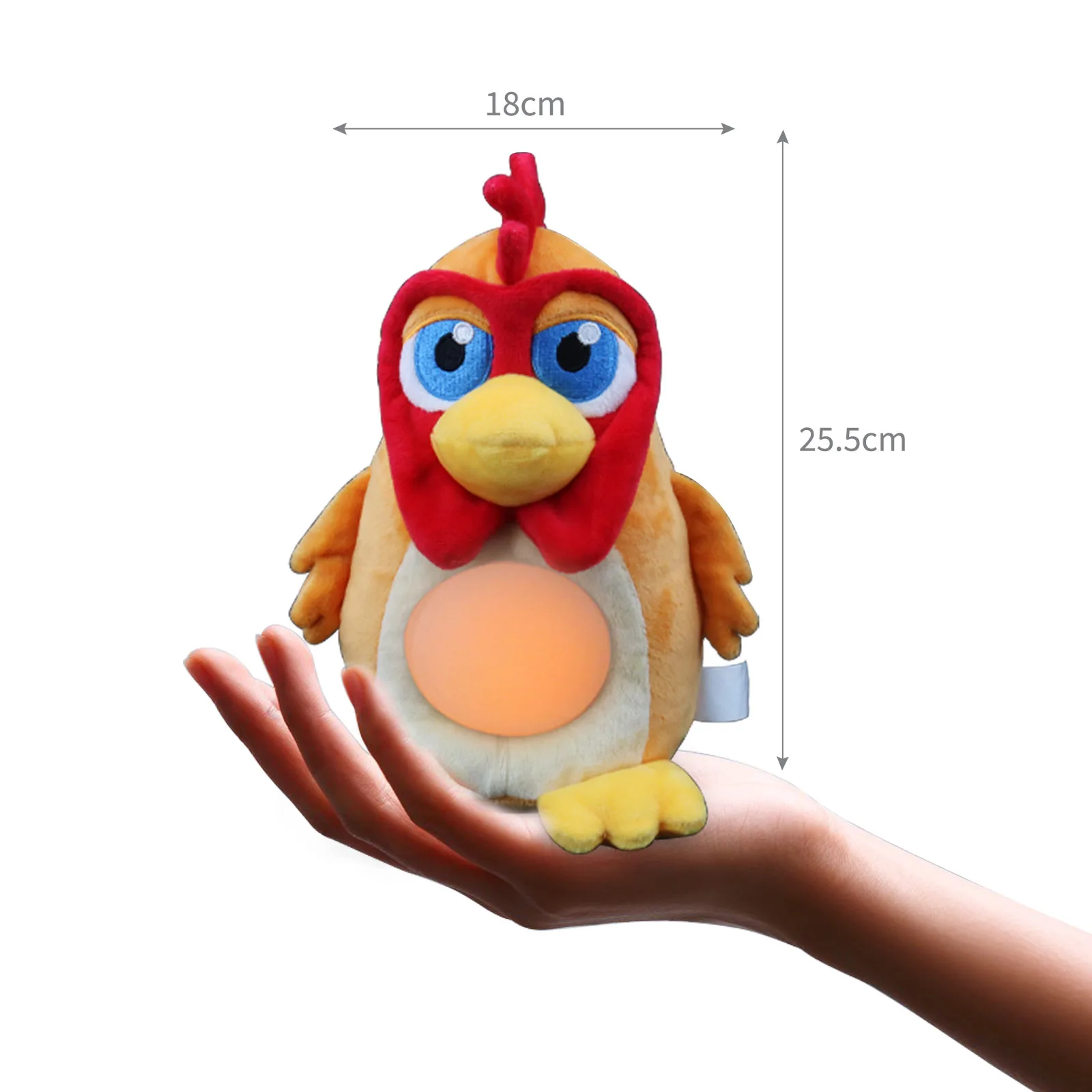 La Granja De Zenon 22cm Kawaii Plush Toys with Light Musical Doll for New Born Soft Sleep Toys For Kids Baby‘s Stuffed Animals