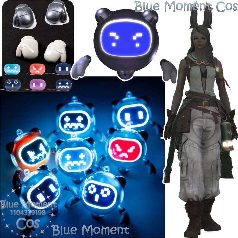 

Cahciua Mother Finall Fantasy XIV FF14 игра реквизит для косплея маленький робот светящаяся машинная перчатка Хэллоуин карнавальный подарок по индивидуальному заказу