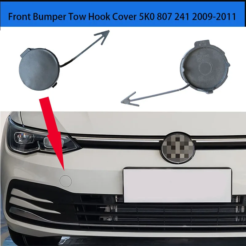 

Передний бампер, буксировочный крючок, крышка крышки, отделка для Volkswagen Golf 6 2009 2010 2011 5K0 807 241, замена автомобиля