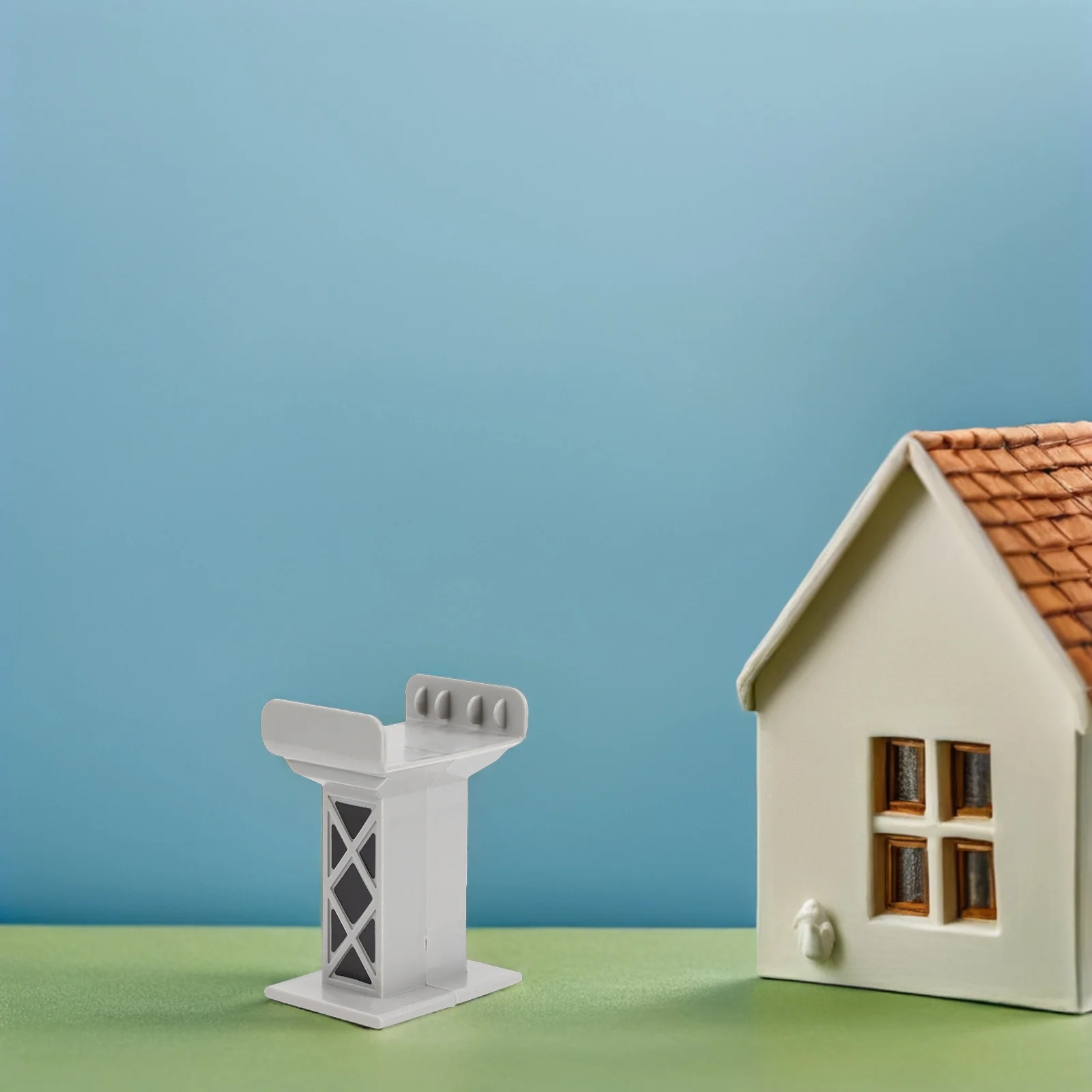 

15Pcs Railway Track Support Multi Tiered Bridge Pier High Level Blocks Elevated Pillars for Train Bridge Accessories Railway