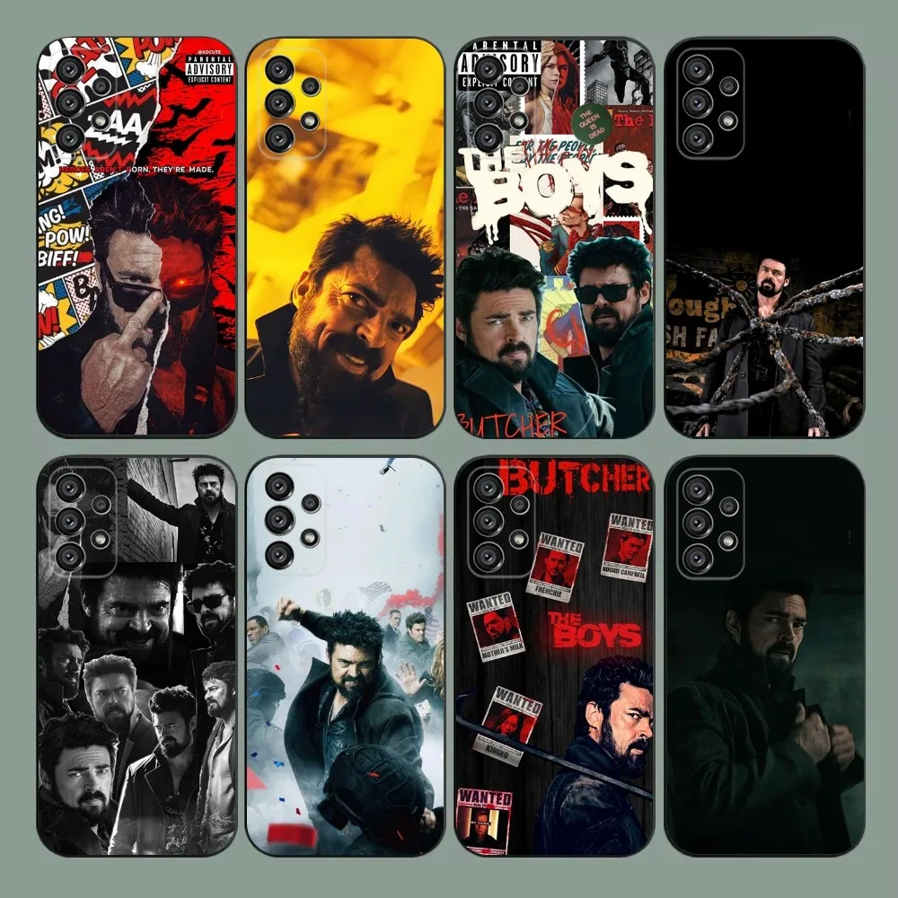 Billy Butcher The B-Boys Phone Case For Samsung Galaxy A20,A21s,A22,A31,A32,A52,A53,A72,73,A80,A91 Soft Black Cover