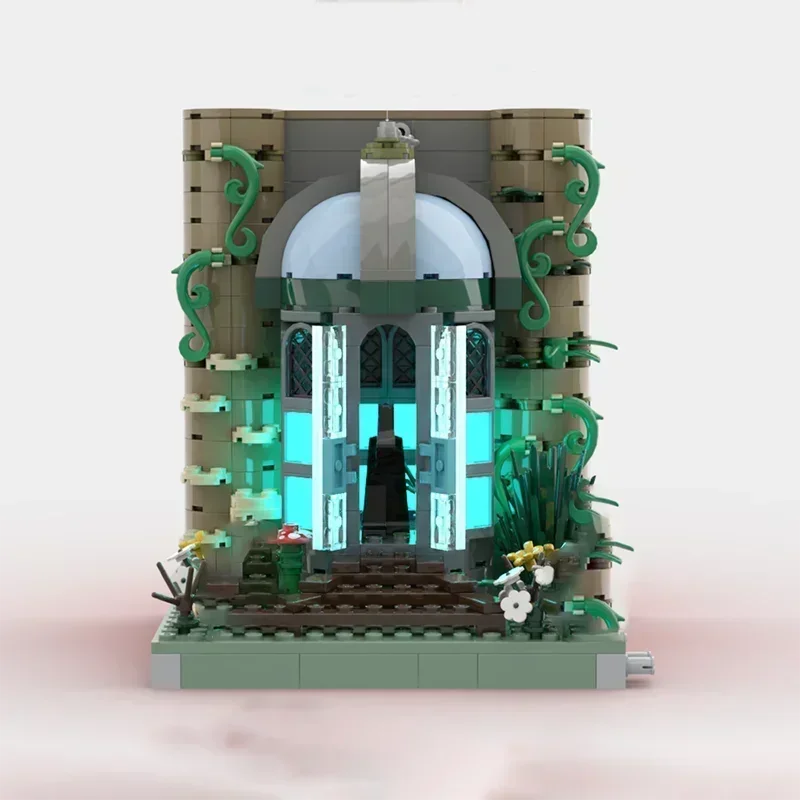 Modello di film popolare Moc Building Block Ambiente ecologico Museo di biologia Modello di visualizzazione Tecnologia Regali Giocattoli di assemblaggio fai-da-te