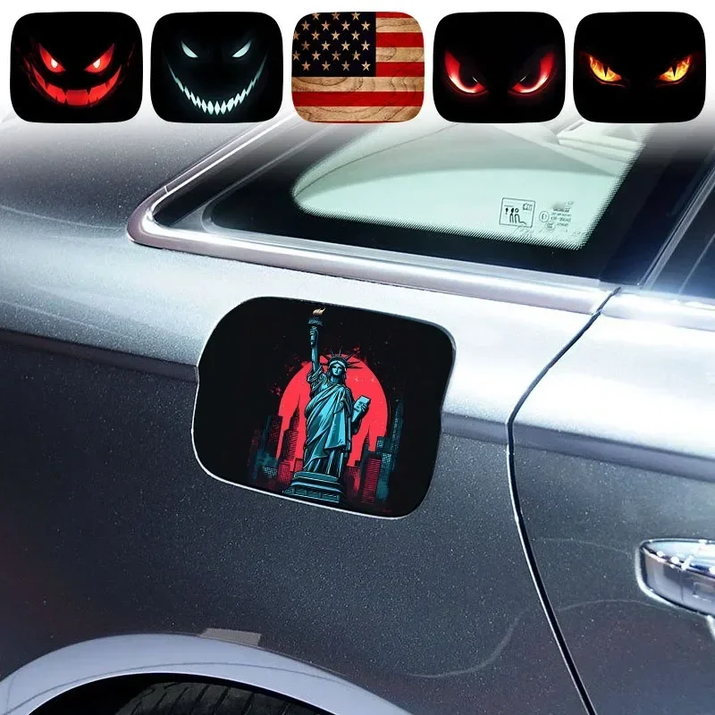 

1 шт., коллекция наклеек в стиле США для автомобиля, мотоцикла, патриотический и острый узор, персонализированный внешний аксессуар для авто мотоцикла