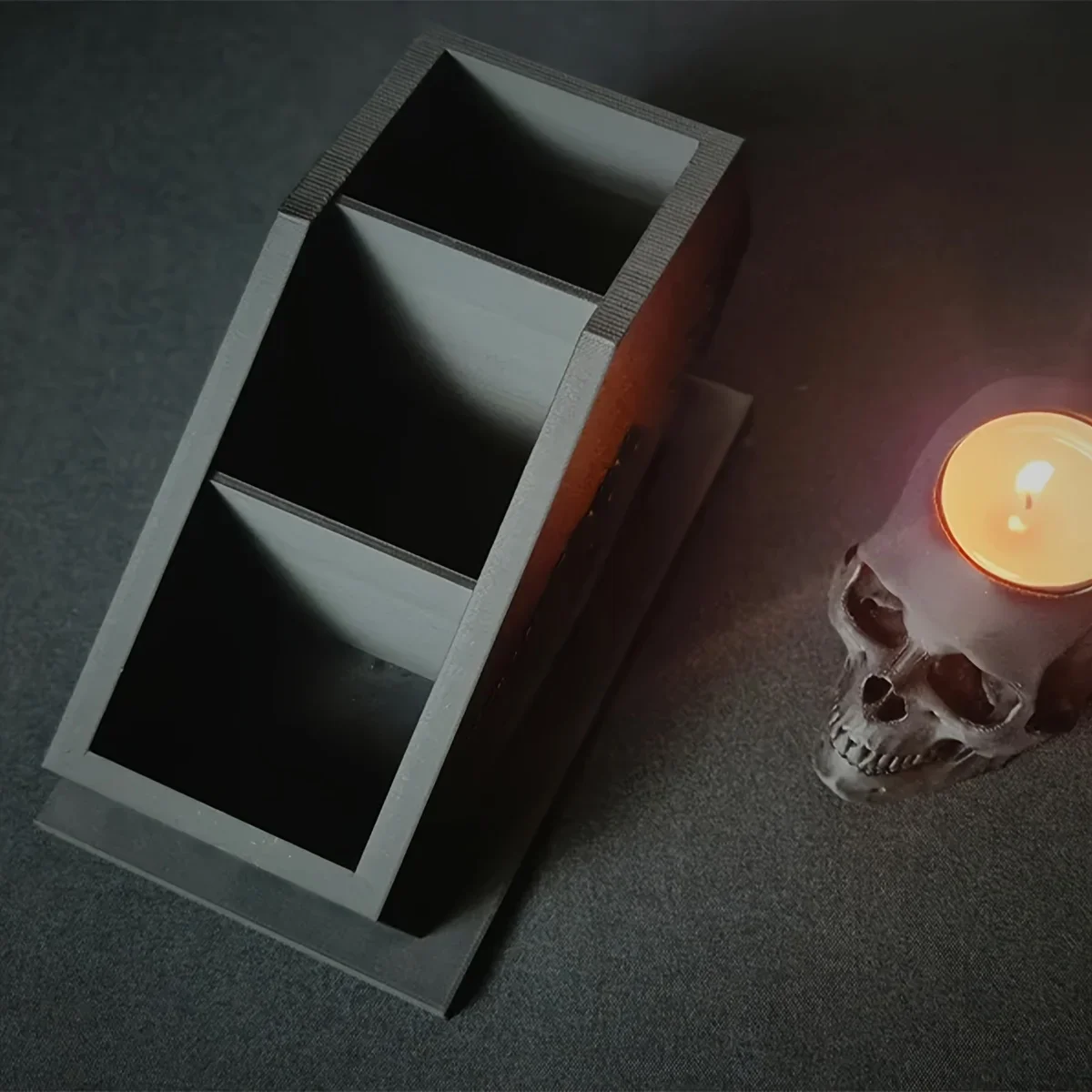 

Gothic Cosmetics Storage Cabinet:“Dark and Elegant Design, Mysterious and Practical Beauty Storage Space”