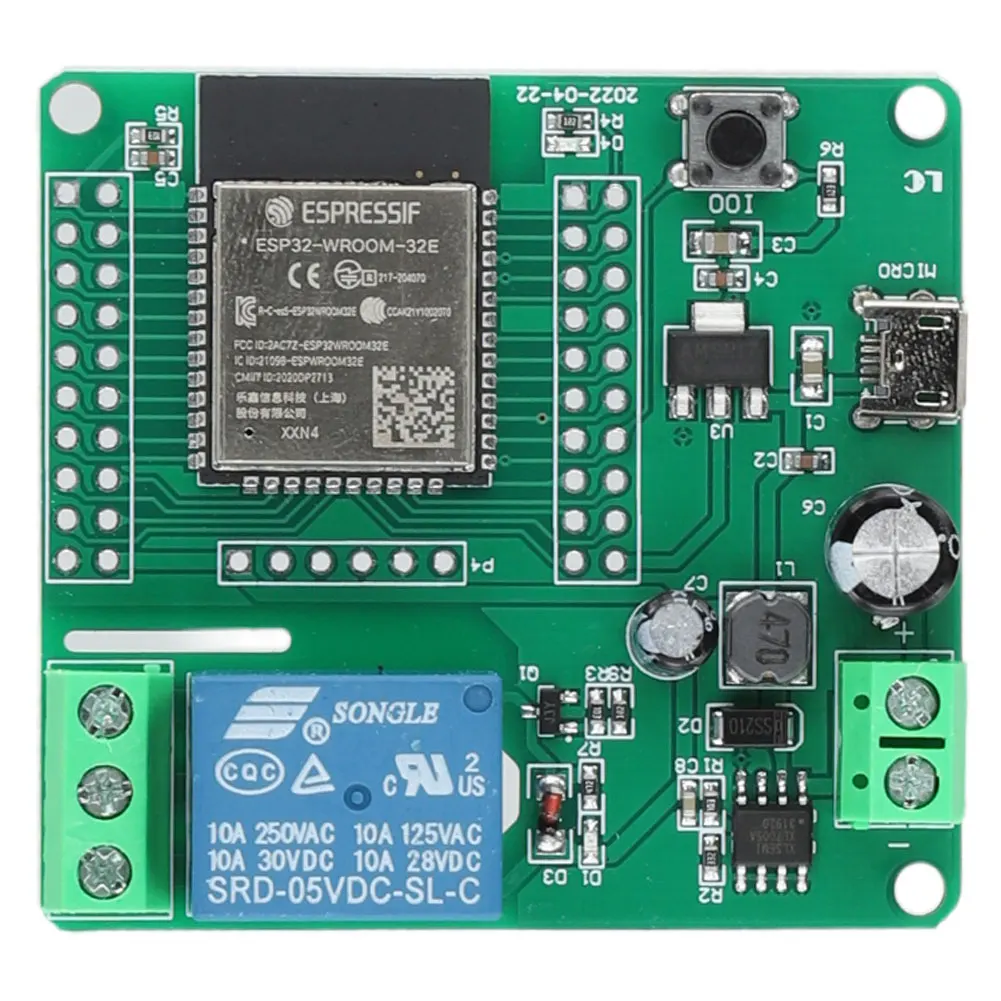 ESP32 WIFI Bluetooth-compatible BLE Relay Module DC 5-30/60V Power Supply Module ESP32 WIFI BT BLE Relay Module