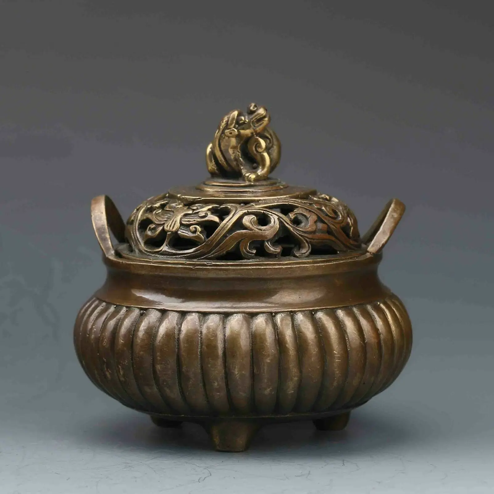 

Chinese Bronze Incense Burner Ming Dynasty Xuande Mark