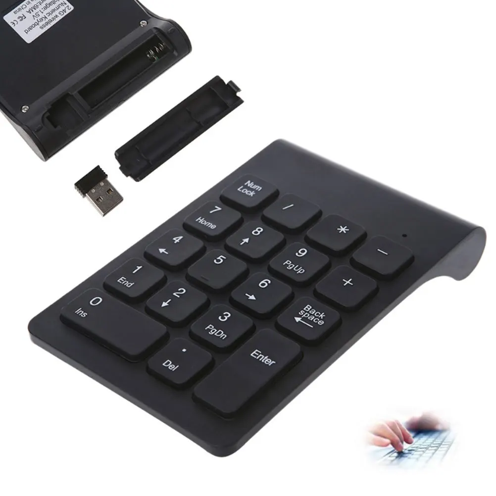 

Black Mini USB Numeric Keyboard Durable Portable Numeric Keypad for Notebook Laptop Computer Computer Keyboard