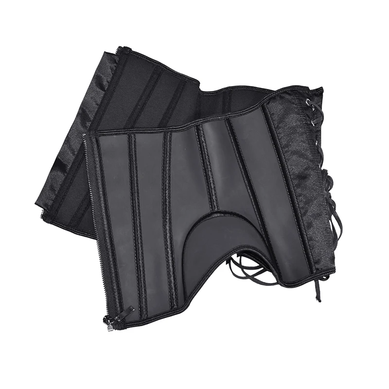 Waist Trainer Short Torso Corsets Crotch Protection Latex Underbust Waist Cinchers Loss Weight Body Shaper for Women