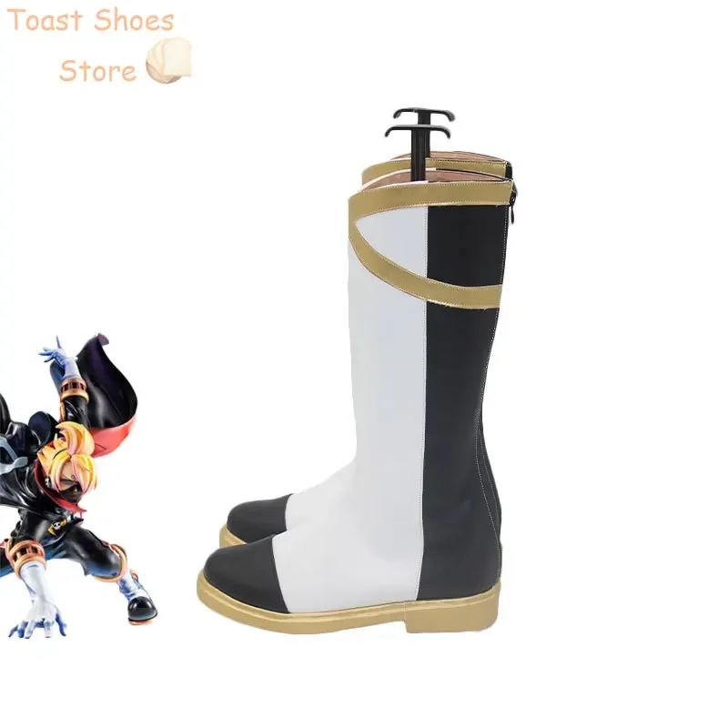 Germa 66 Sanji Cosplay Schoenen Halloween Carnaval Laarzen Cosplay Prop Anime PU Lederen Schoenen Kostuum Prop