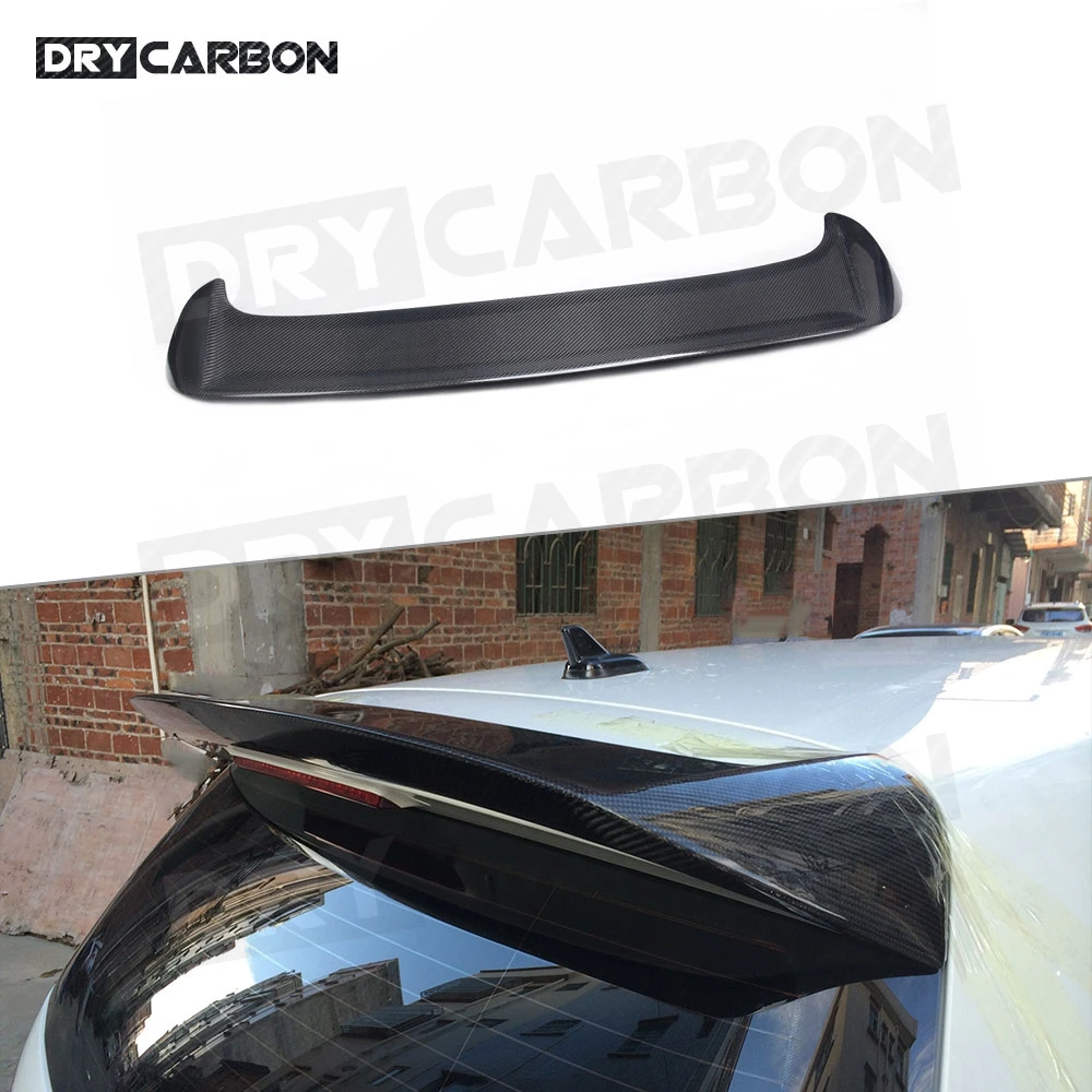 

Carbon Fiber Rear Roof Spoiler Boot Trunk wings for VW Golf 6 VI MK6 GTI R20 Spoiler 2010-2013 R Style Non For Base Bumper