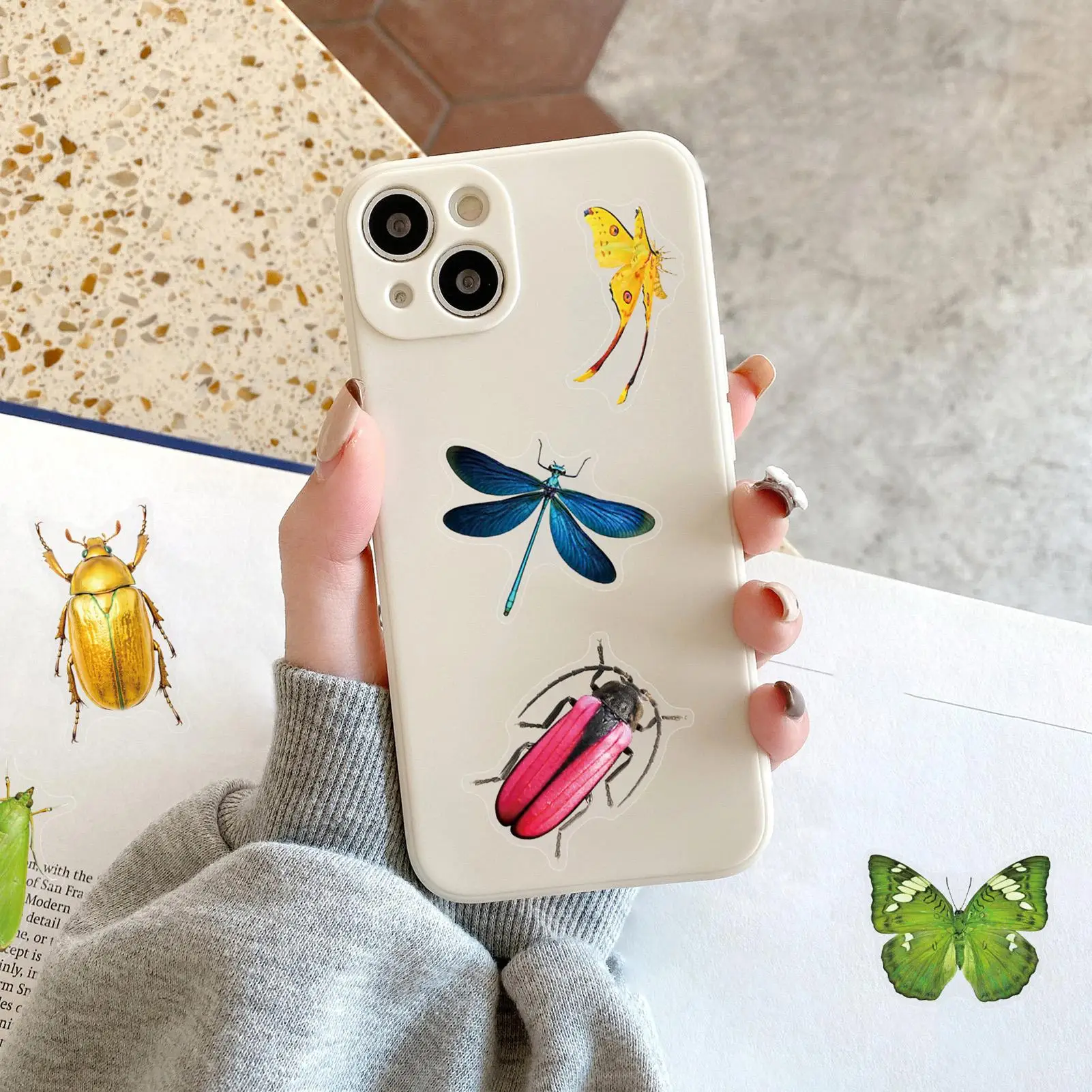 Small Stickers Mini Lightweight Cartoon Themes Lightweight Craft Supplies For Water Cups Laptops Guitars Suitcases Luggage