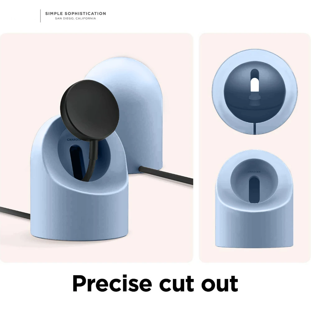 حامل شحن من السيليكون لساعة سامسونج جالاكسي ، حامل شحن ساعة ذكية ، بدون ملحقات شاحن ، 7 ، 6 ، 6 كلاسيك ، 4 ، 5 برو