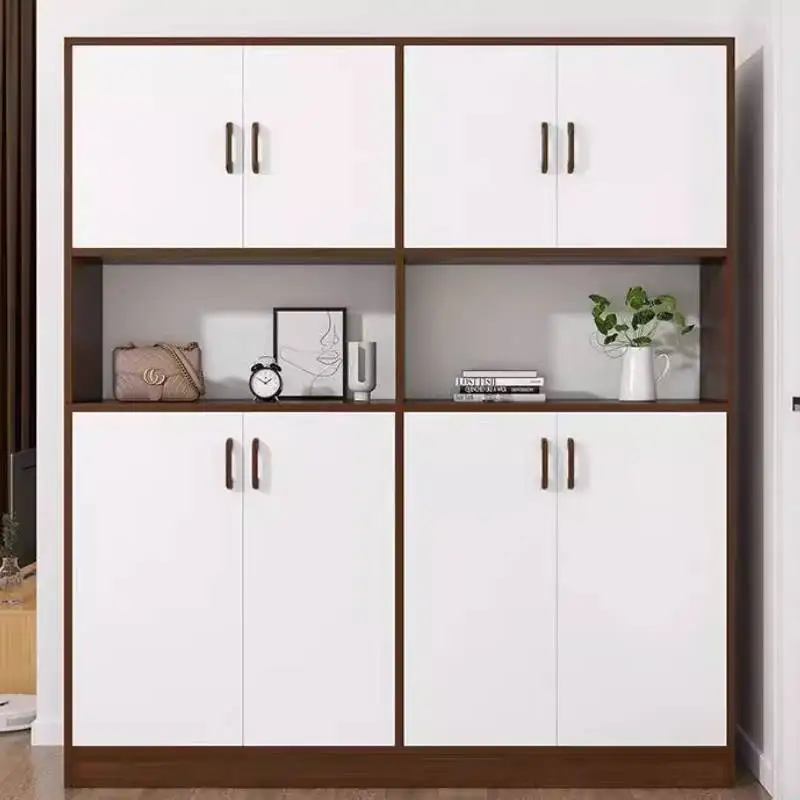 خزانة خذاء طويلة المدخل الشمال الحديثة الأبيض الفاخرة تخزين خزانة خذاء المنظمون شقق Meuble Chaussure الأثاث