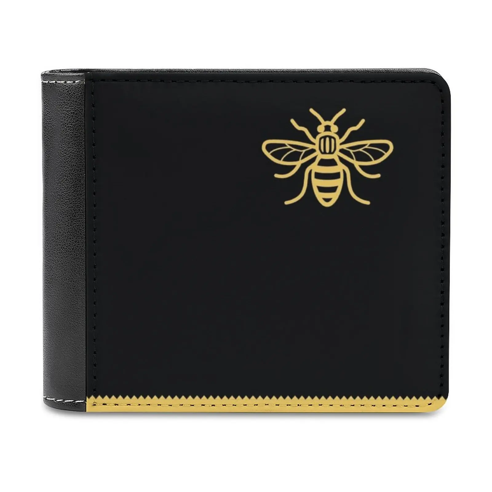 

Bee New Men Wallets Pu Leather Men Purse High Quality Male Wallet Bee Phone Case Stone Roses New Order Joy Personalized Wallet