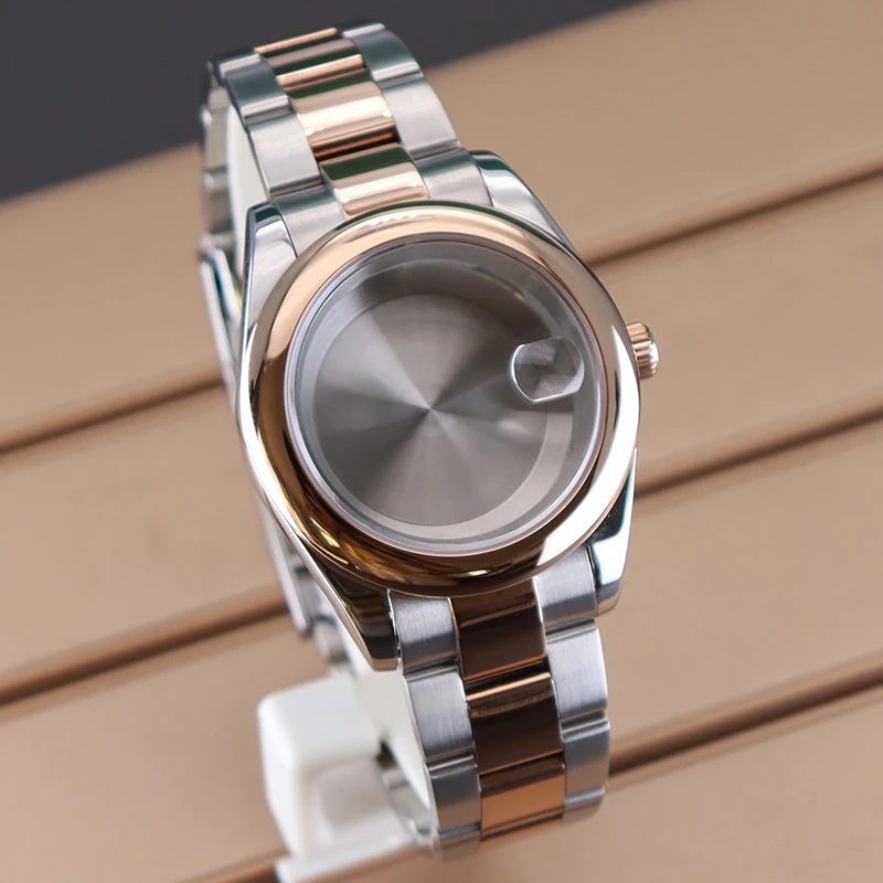 

36mm 39mm Luxury Watch Case 20mm Strap Sapphire Glass Parts For Seiko Nh35 Nh36 Nh34Nh38 Miyota8215 Movement 28.5mmDial Explorer