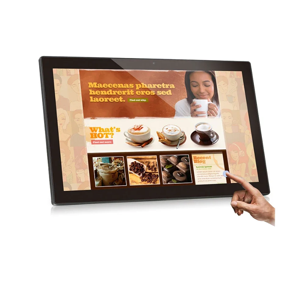 

Ультратонкий настенный четырехъядерный RK3288 27-дюймовый планшетный ПК IPS Android «все в одном» с емкостным сенсорным экраном для магазина