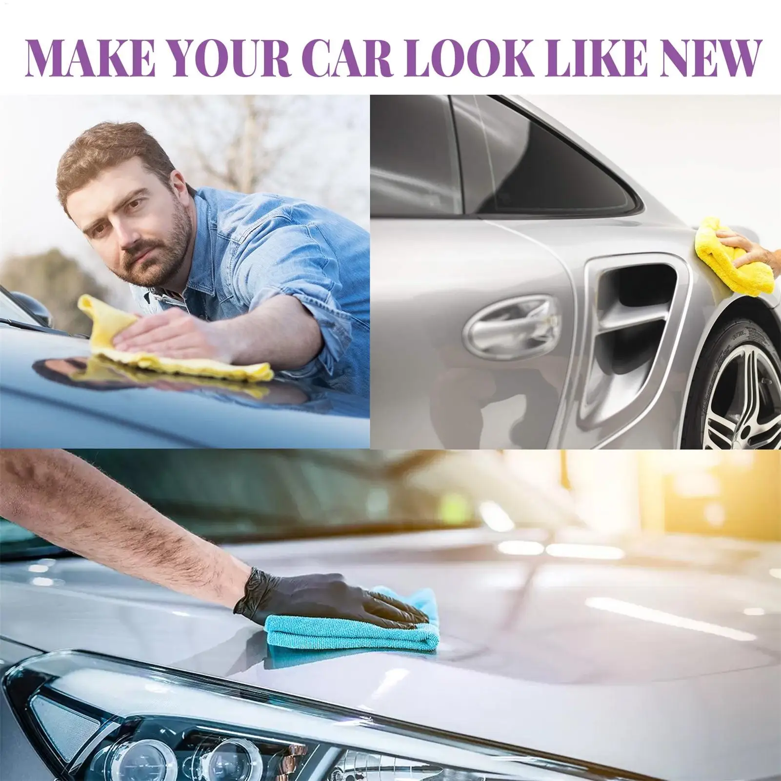 3 In 1 SHINE ARMOR Fortify Quick Coat Ceramic Coating Car Wax Polish Spray 30/100ml Auto Wash&Wax Hydrophobic Top Coat Polish