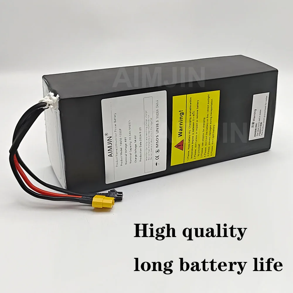 For Kugoo V1 Bicycle Battery 48V 10500mAh/504Wh 13S3P Lithium ion Battery Pack With BMS