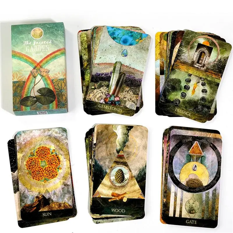 The Faceted Garden Oracle Second Edition Oracle Deck Divination Inspired By The Symbolism And Metaphor Of The Garden 52 Pcs Card