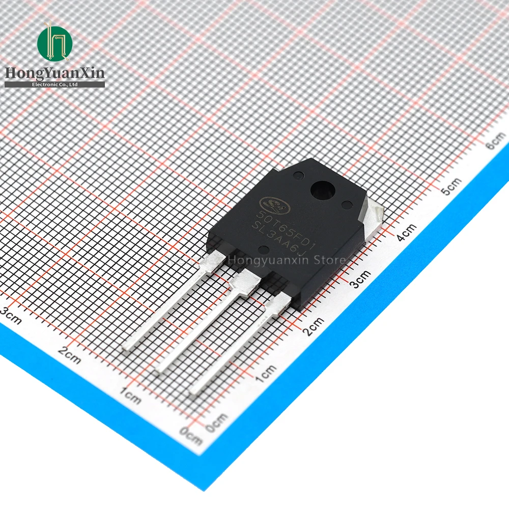 Transistor Bipolar de puerta aislada, 50T65FD1, IGBT, 50A, 100% V, máquina de soldadura, SMPS, SGT50T65FD1PN, TO-3P, Original, nuevo, 650