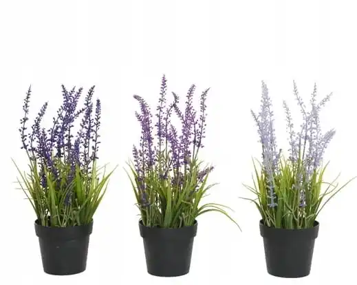 Lavendel in pot kunstmatige sierplant 1 st 30 cm