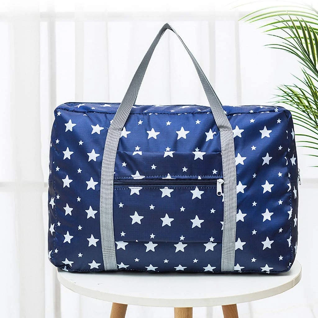 

AT33 Travel Duffel Bag, Carry On Luggage Bag, Lightweight Travel Luggage Bag For Sports, Gym, Vacation Storage Tote (Blue)