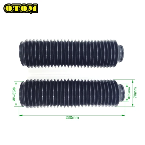 Imagen 2 del producto Cubierta Universal para horquilla de motocicleta, polainas, botas, Protector de choque frontal, protector antipolvo para CRF150F para CRF230F SL230 DT125 KLX125 XR230