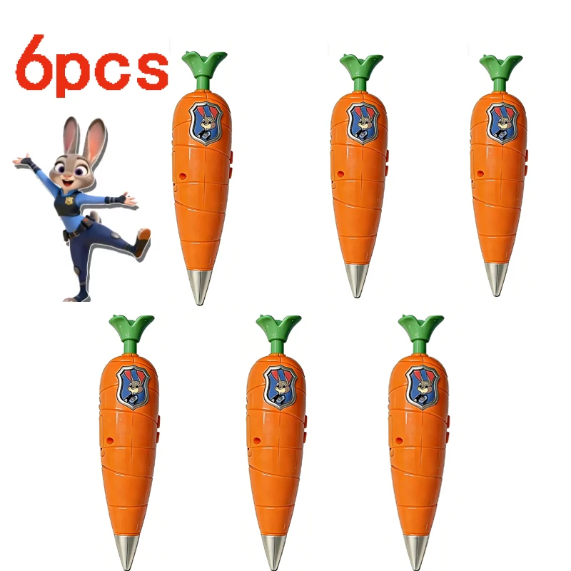 Stylo enregistreur vocal multifonction Carotte de la série de marchandises de dessins animés Zootopia, stylo à bille pour étudiant, cadeau