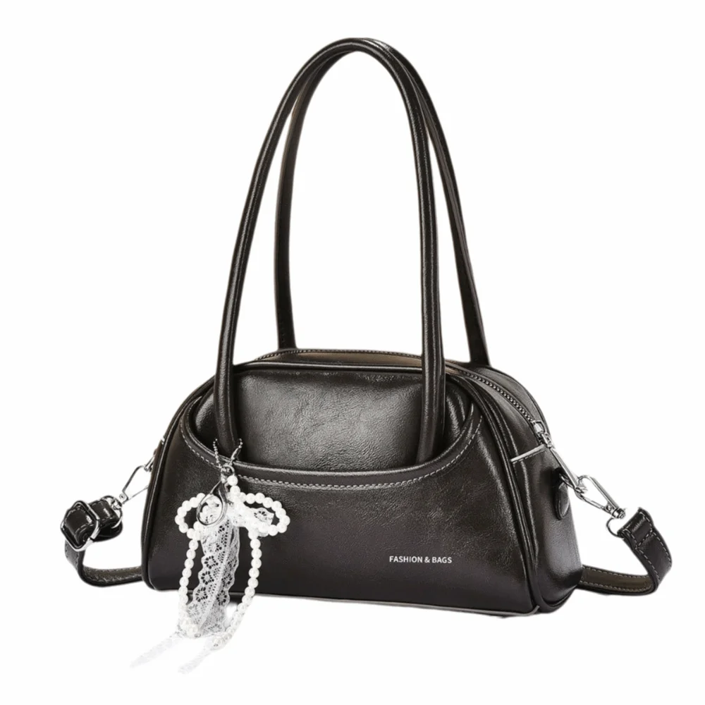Gifts PU Leather Shoulder Bag Adjustable Strap Large Capacity Crossbody Bags Handbag