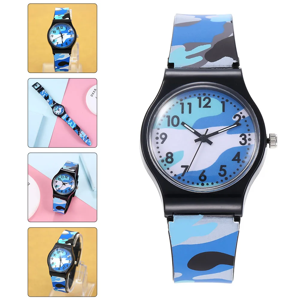 

's Quartz Watch Camouflage Watches for Cool Waterproof Gift Fashion