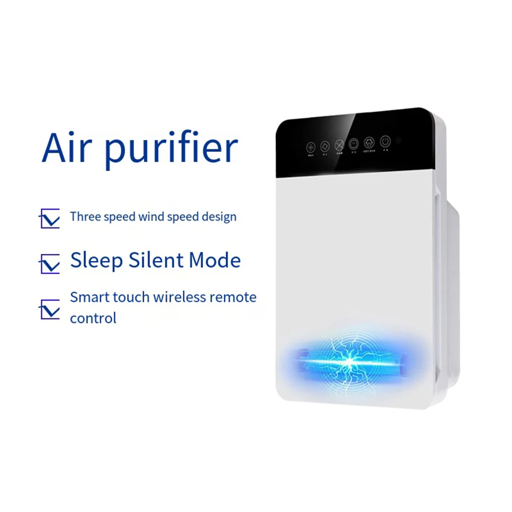 

110V 220V Air Purifier For Home Bedroom Portable Air Cleaner Negative ionizer Smoke Removal Washer Machine HEPA Filter 공기청정기 가습기