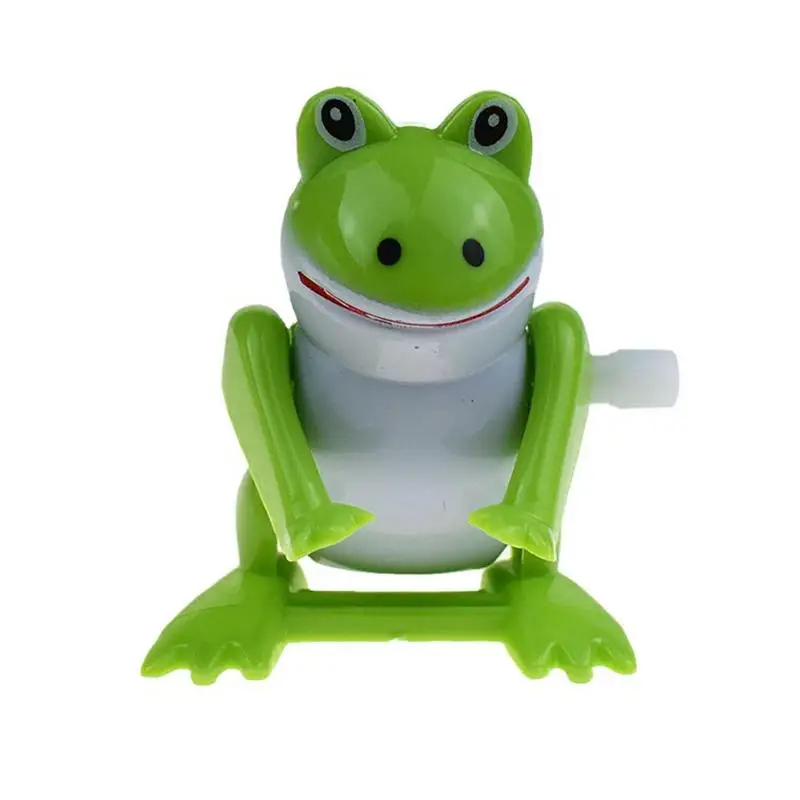 1Pc Cute Jumping Frog Action Figures Classic Wind Up Clockwork Toy Children's Vintage Toy Boys Girls Education Toy Gift For Kids