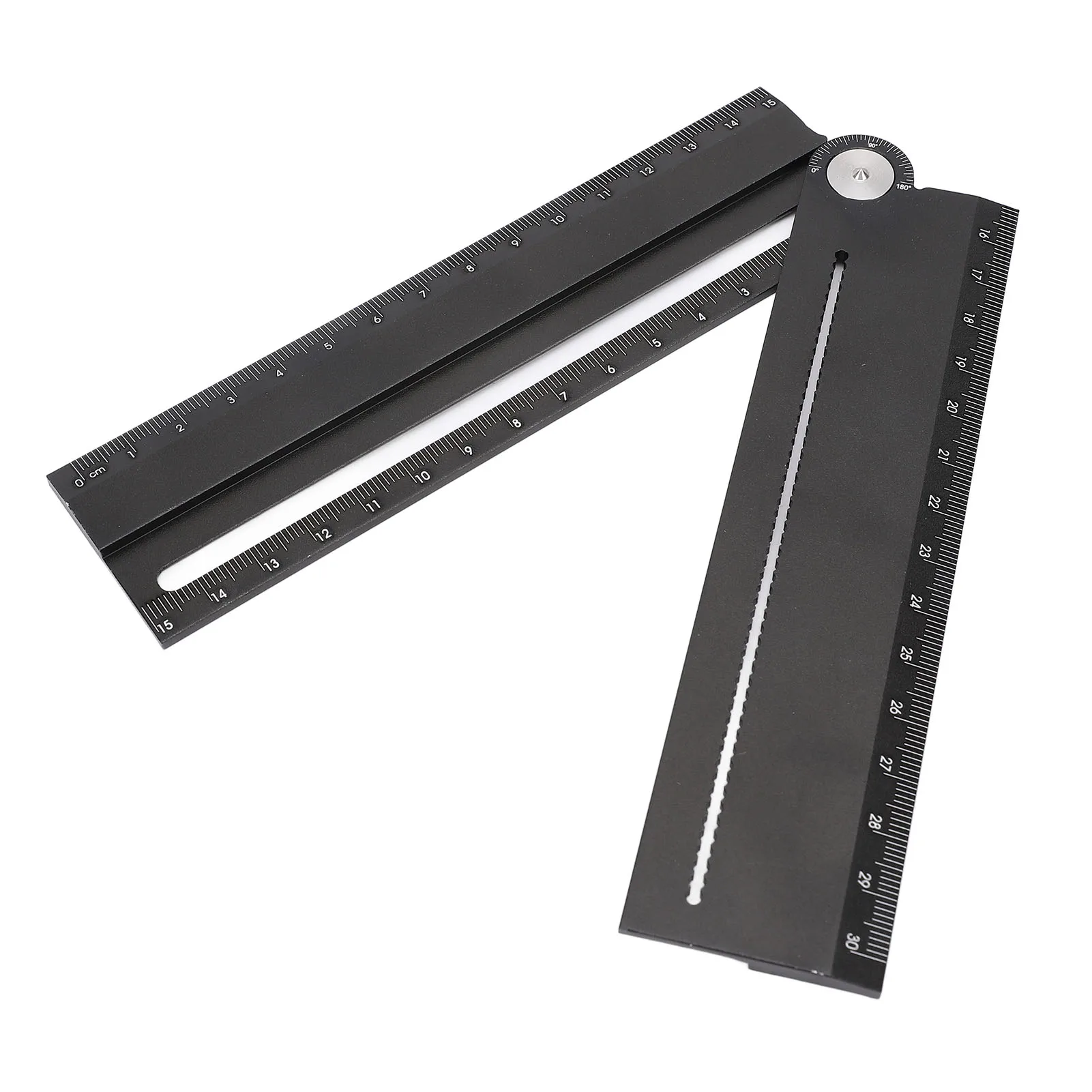 Aluminum Multi Ruler Multifunctional Angle Meter for Circle Arc Parallel Line Drawing Aluminum Multi Ruler Multifunctional Ruler