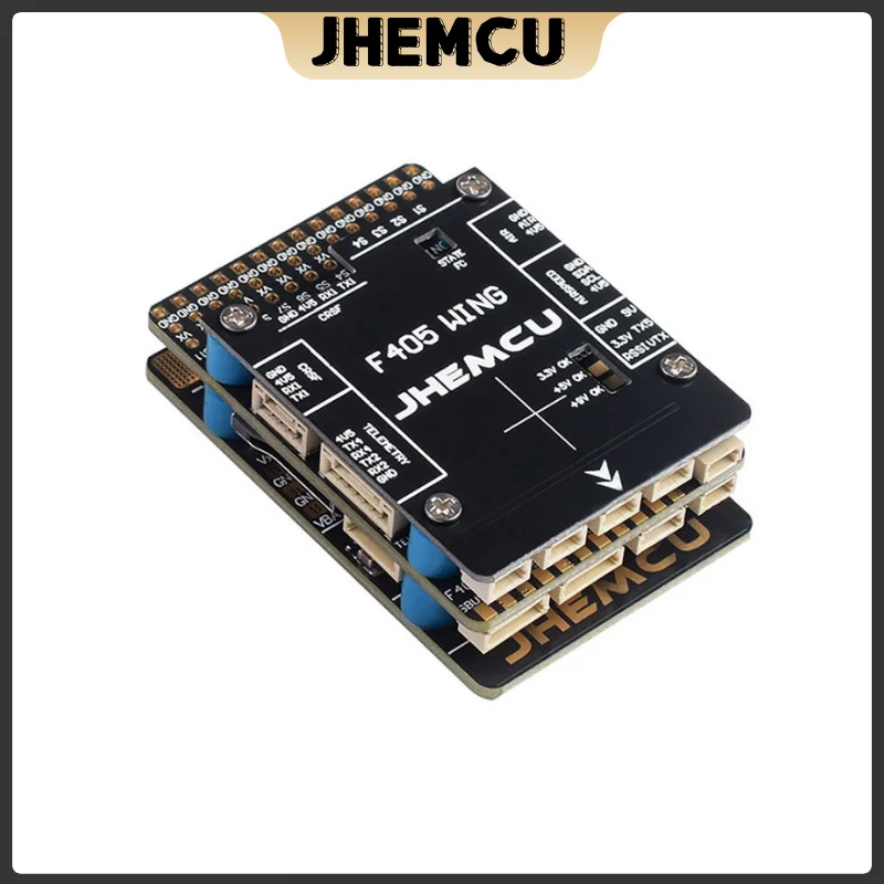 JHEMCU F405 Wing INAV Flight Controller Built-in Barometer Gyroscope OSD Blackbox BEC for RC Airplane Fixed-Wing